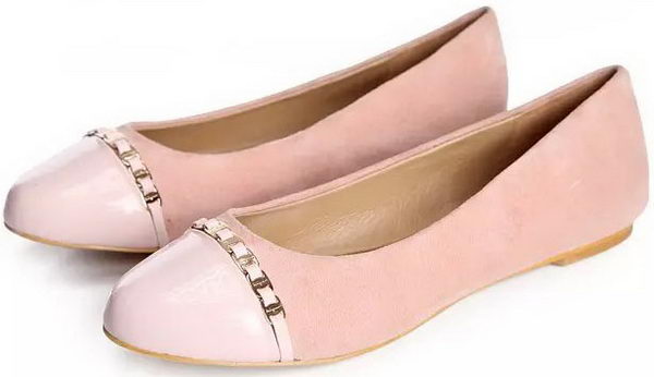 Ferragamo Ballerina Suede Leather FL0559 Pink