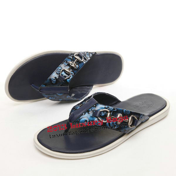 ALEXANDER MCQUEEN Slipper Leather MCQ258 Royal