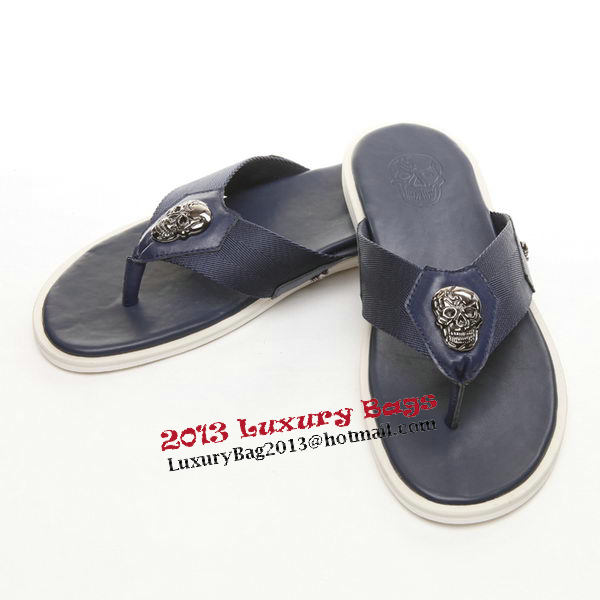 ALEXANDER MCQUEEN Slipper Leather MCQ260 Royal