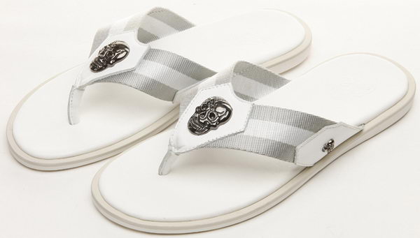 ALEXANDER MCQUEEN Slipper Leather MCQ260 White