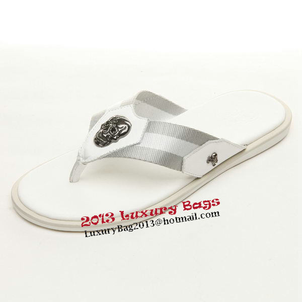 ALEXANDER MCQUEEN Slipper Leather MCQ260 White