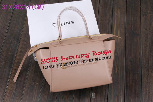 Celine Ring Bag Smooth Calfskin Leather 176203 Beige