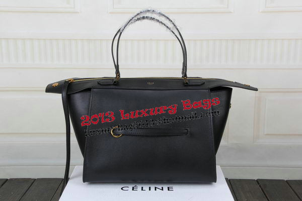 Celine Ring Bag Smooth Calfskin Leather 176203 Black