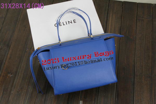 Celine Ring Bag Smooth Calfskin Leather 176203 Blue