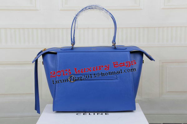 Celine Ring Bag Smooth Calfskin Leather 176203 Blue