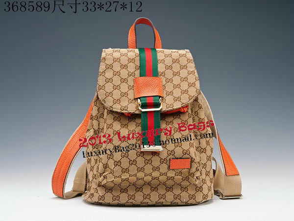Gucci GG Plus Backpack 368589 Orange