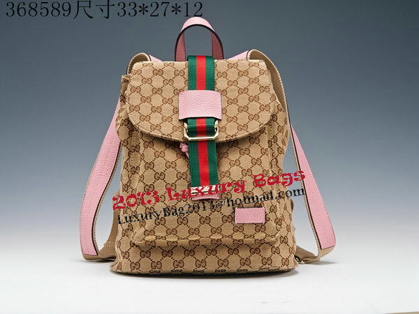 Gucci GG Plus Backpack 368589 Pink