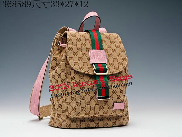 Gucci GG Plus Backpack 368589 Pink