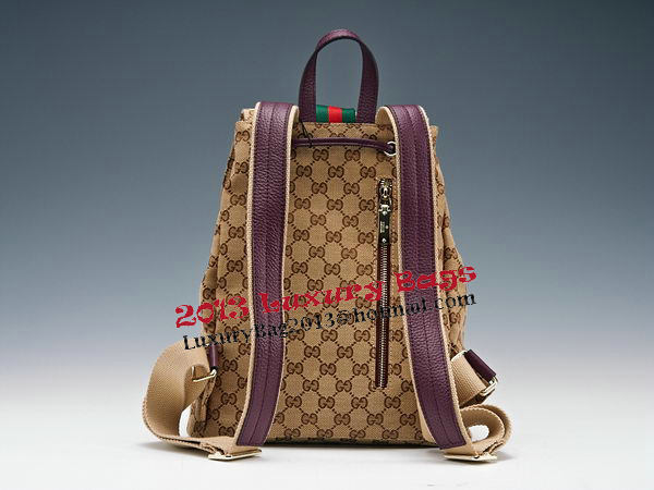 Gucci GG Plus Backpack 368589 Purple