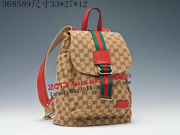 Gucci GG Plus Backpack 368589 Red