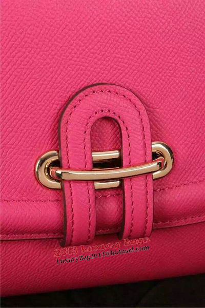 Hermes Passe-Guide Shoulder Bag Calfskin Leather H33225 Rose