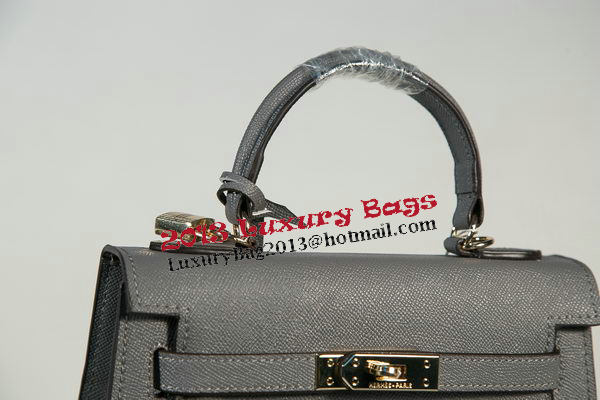 Hermes Kelly 25cm Tote Bag Togo Leather K2138 Grey