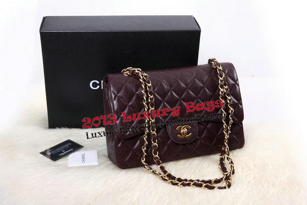 Chanel 2.55 Series Flap Bag Original Cannage Pattern Leather A1112 Burgundy