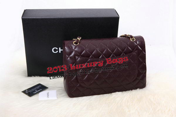 Chanel 2.55 Series Flap Bag Original Cannage Pattern Leather A1112 Burgundy