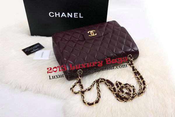 Chanel 2.55 Series Flap Bag Original Cannage Pattern Leather A1112 Burgundy