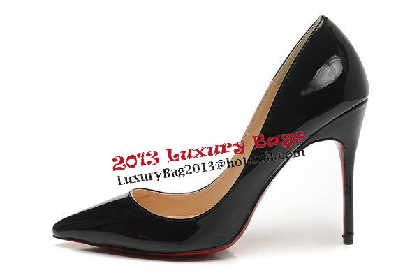 Christian Louboutin 100mm Pump Patent Leather CL1493 Black