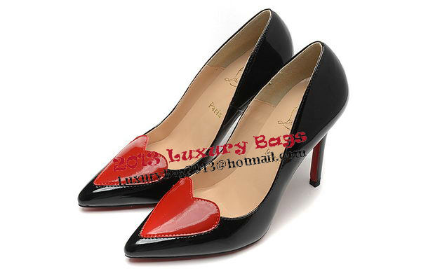 Christian Louboutin 100mm Pump Patent Leather CL1496 Black