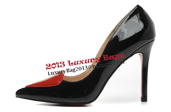 Christian Louboutin 100mm Pump Patent Leather CL1496 Black