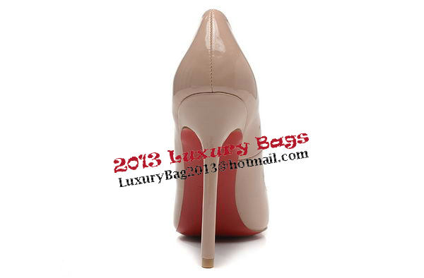 Christian Louboutin 120mm Pump Patent Leather CL1503 Apricot
