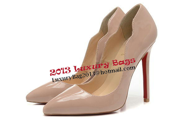 Christian Louboutin 120mm Pump Patent Leather CL1503 Apricot