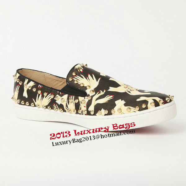 Christian Louboutin Casual Shoes Calfskin Leather CL911