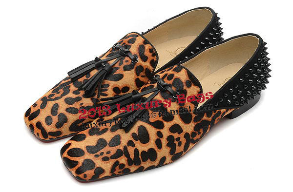 Christian Louboutin Casual Shoes Horse Hair CL902 Leopard