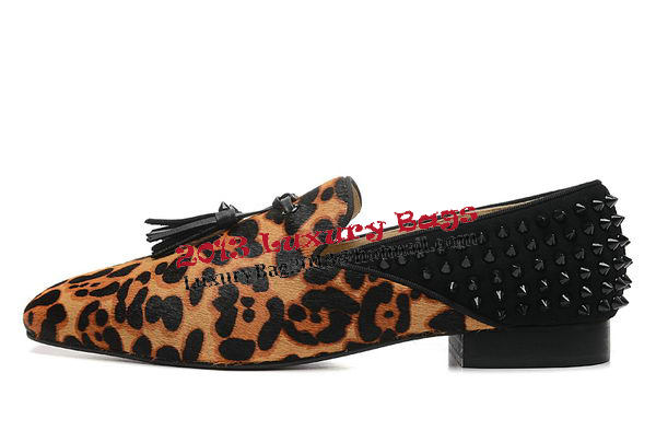 Christian Louboutin Casual Shoes Horse Hair CL902 Leopard