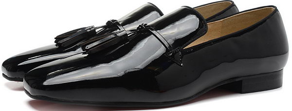 Christian Louboutin Casual Shoes Patent Leather CL900 Black