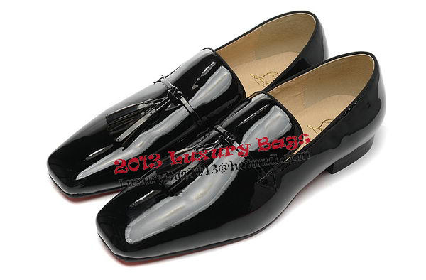 Christian Louboutin Casual Shoes Patent Leather CL900 Black