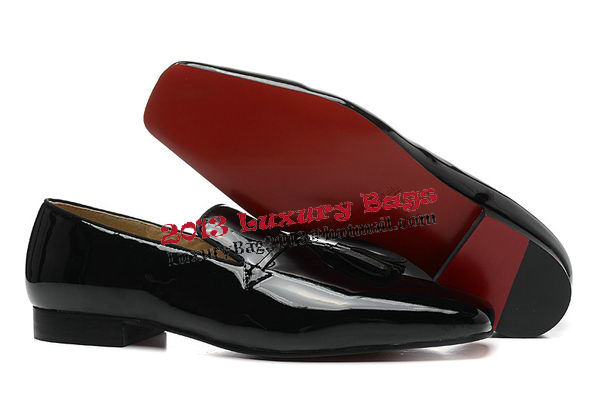 Christian Louboutin Casual Shoes Patent Leather CL900 Black