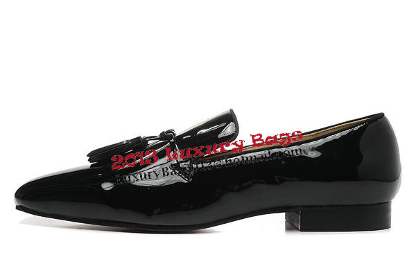 Christian Louboutin Casual Shoes Patent Leather CL900 Black