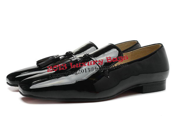 Christian Louboutin Casual Shoes Patent Leather CL900 Black