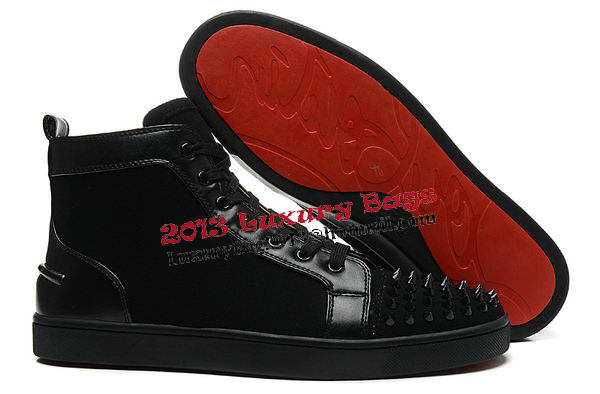 Christian Louboutin Casual Shoes Suede Leather CL903 Black