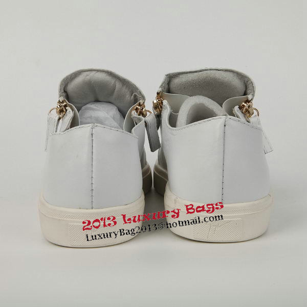 Giuseppe Zanotti Casual Shoes Sheepskin Leather GZ0384 White