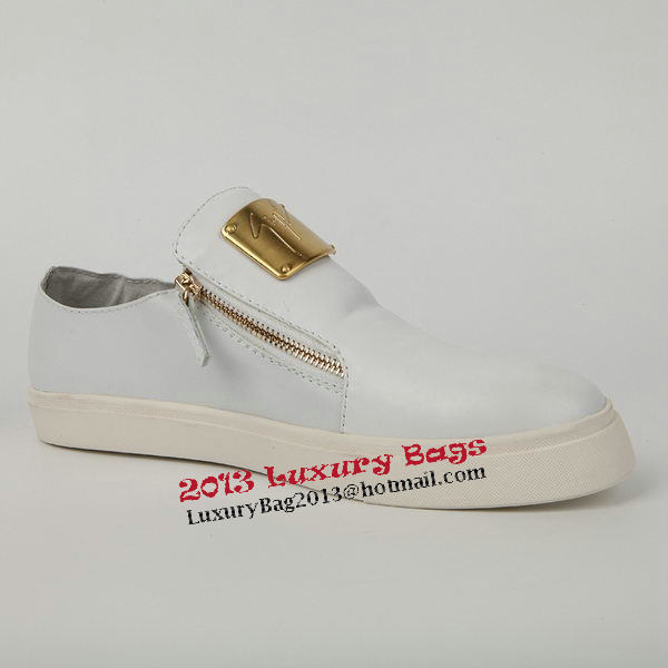 Giuseppe Zanotti Casual Shoes Sheepskin Leather GZ0384 White