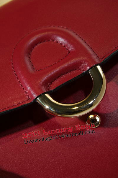 Hermes Cherche Midi Bag Calfskin Leather H1518 Burgundy