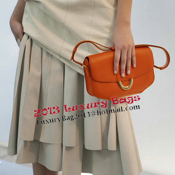 Hermes Cherche Midi Bag Calfskin Leather H1518 Orange