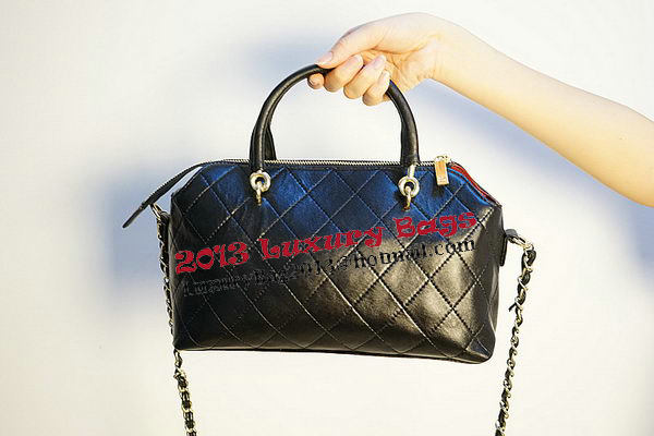 Chanel Shopper Tote Bags Sheepskin Leather CHA3619 Black