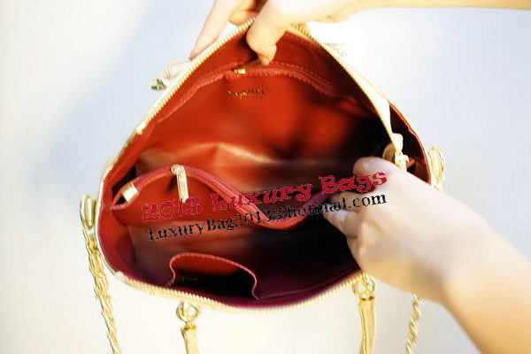 Chanel Shopper Tote Bags Sheepskin Leather CHA3619 Gold