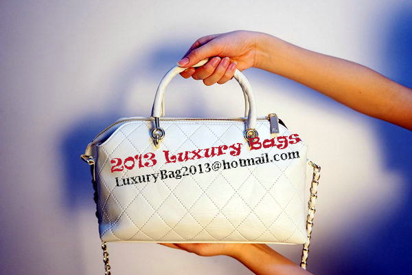 Chanel Shopper Tote Bags Sheepskin Leather CHA3619 White