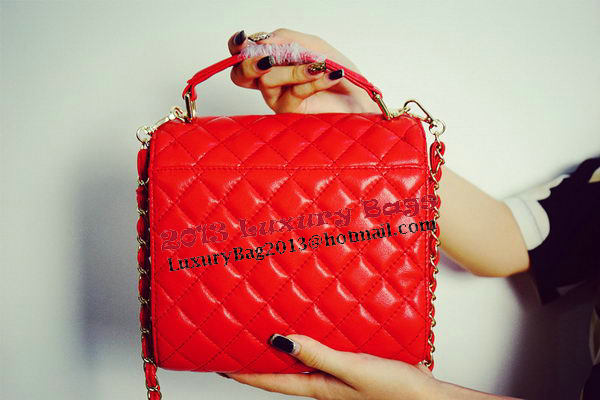 Chanel Shopper Tote Bags Sheepskin Leather CHA62882 Red