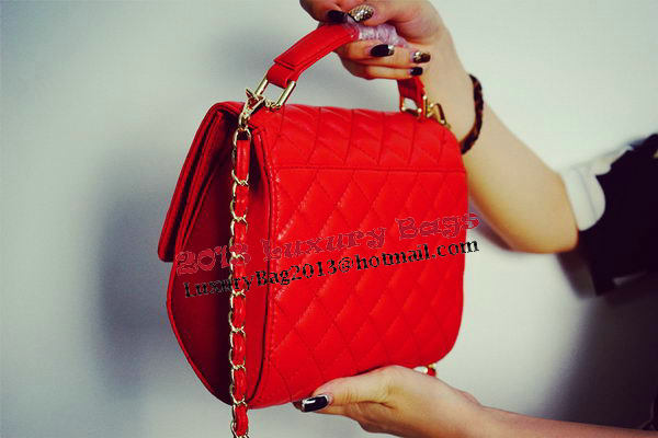 Chanel Shopper Tote Bags Sheepskin Leather CHA62882 Red