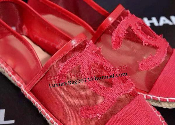 Chanel Espadrilles CH1119LRF Red
