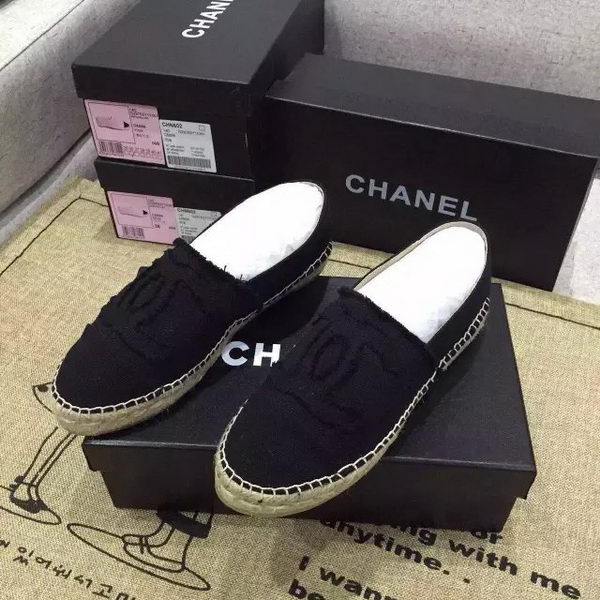 Chanel Espadrilles Canvas CH1270LRF Black