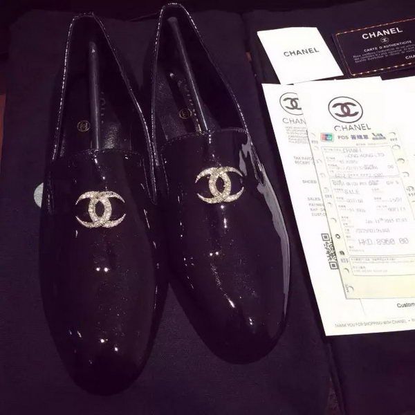 Chanel Flat Patent CH1292VT Black