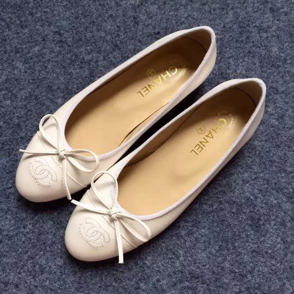 Chanel Leather Ballerina CH1226FK OffWhite