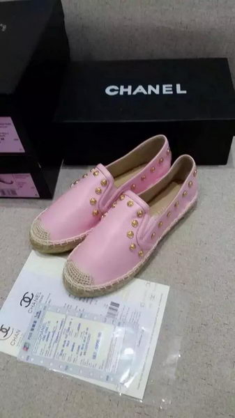 Chanel Leather Espadrilles CH1233LRF Pink
