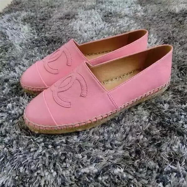 Chanel Leather Espadrilles CH1253LRF Pink