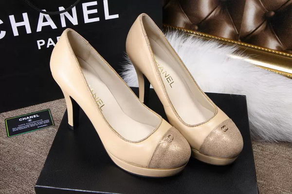 Chanel Pump Sheepskin Leather CH1288T Apricot