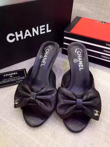 Chanel Sandal Lambskin Leather CH1262LK Black